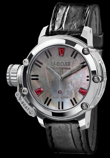 U-BOAT Chimera SS Ruby Mother of Pearl 8017 Replica Watch
